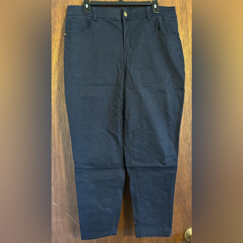 Draper James RSVP high rise skinny jeans with stretch waist